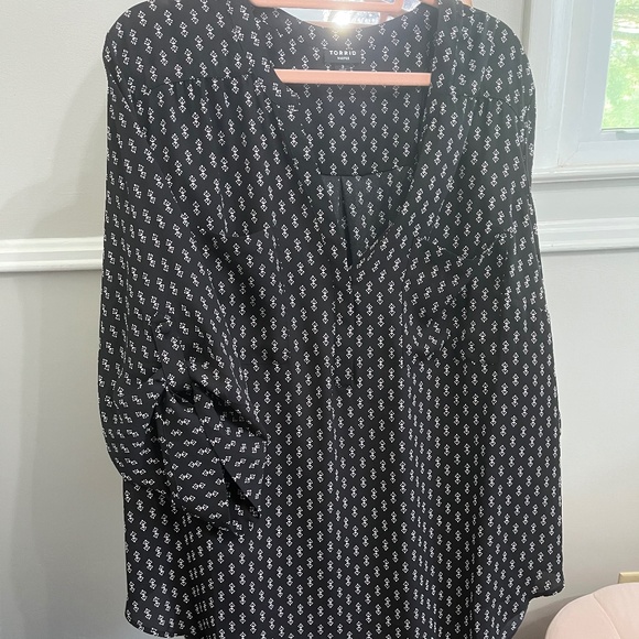 Torrid Harper 3/4 Sleeve Pullover Blouse - Picture 1 of 5